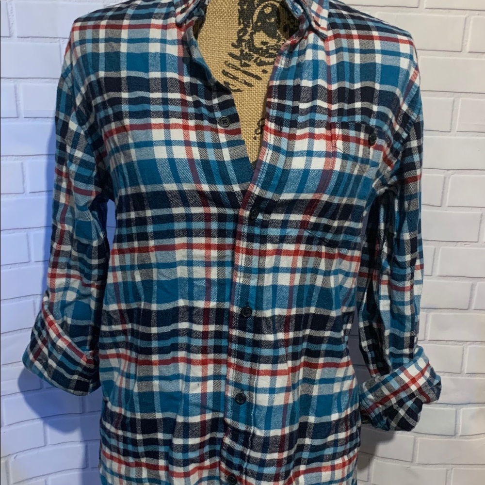 Women’s Flannel Sz Small 100% Cotton by Merona NWT